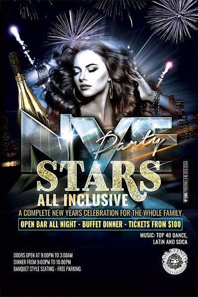 Stars New Years eve, All Inclusive Stars New Years eve, All Inclusive