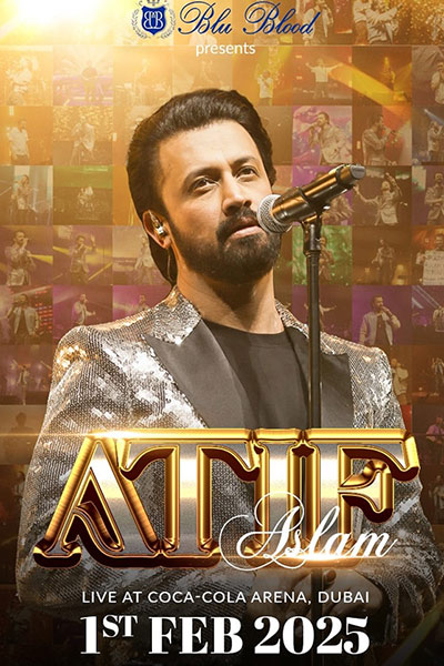 Atif Aslam Live in Coca-Cola Arena in Dubai