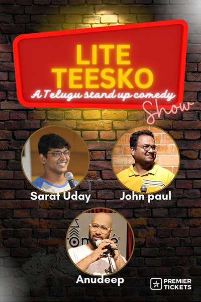 Lite Teesko, A Telugu Standup Comedy Show – Bengaluru
