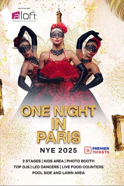 Whitefield’s Biggest NYE – One Night in Paris – 2025