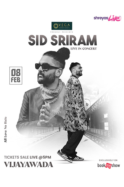 Sid Sriram Live in Concert - Vijayawada Feb 2025 Sid Sriram Live in Concert - Vijayawada Feb 2025