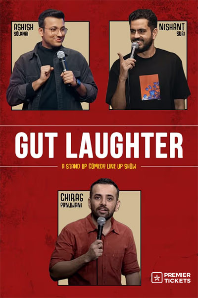 GUT LAUGHTER : A COMEDY LINEUP SHOW - 21st January 2025