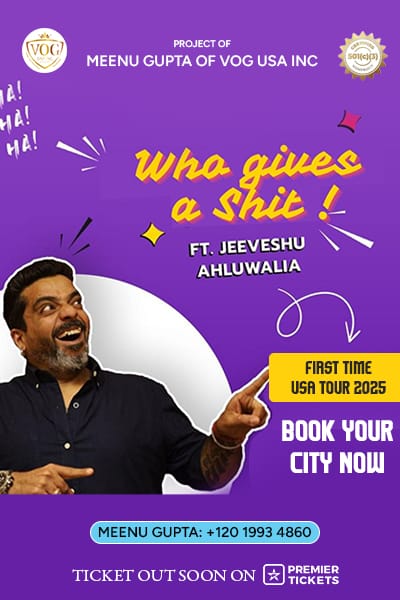 JEEVESHU AHLUWALIA Live in Stand-Up Comedy USA Tour 2025