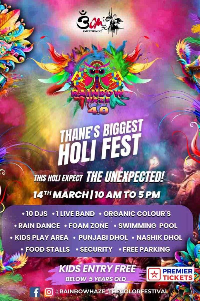 Rainbowhaze 4.0 - Thane's Biggest Holi Fest 2025 Rainbowhaze 4.0 - Thane's Biggest Holi Fest 2025
