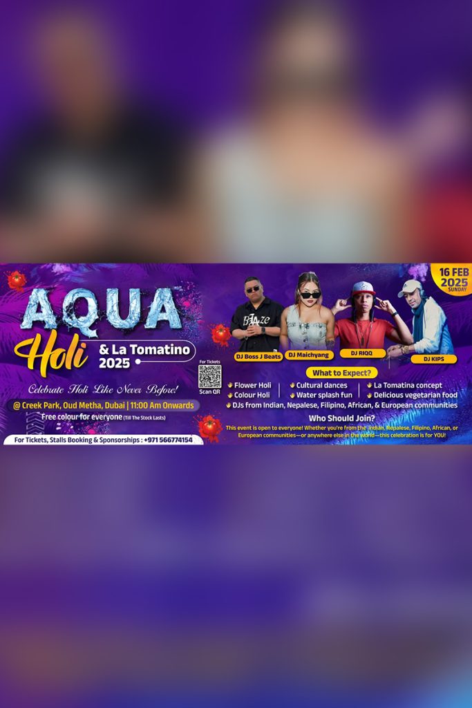 Cosmopolitan Aqua Holi in Dubai - 2025 Cosmopolitan Aqua Holi in Dubai - 2025