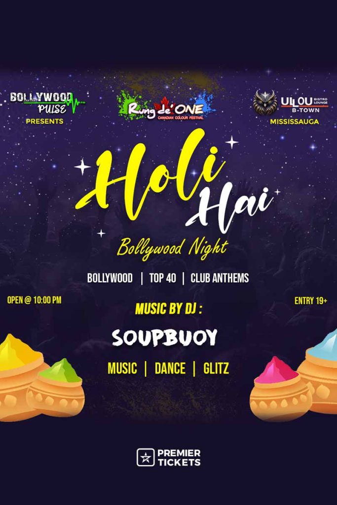 Holi Hai Bollywood Party 2025