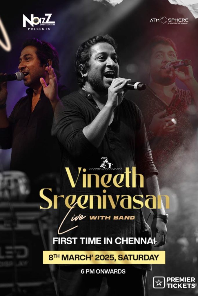 Vineeth Sreenivasan Live in Concert - Chennai 2025