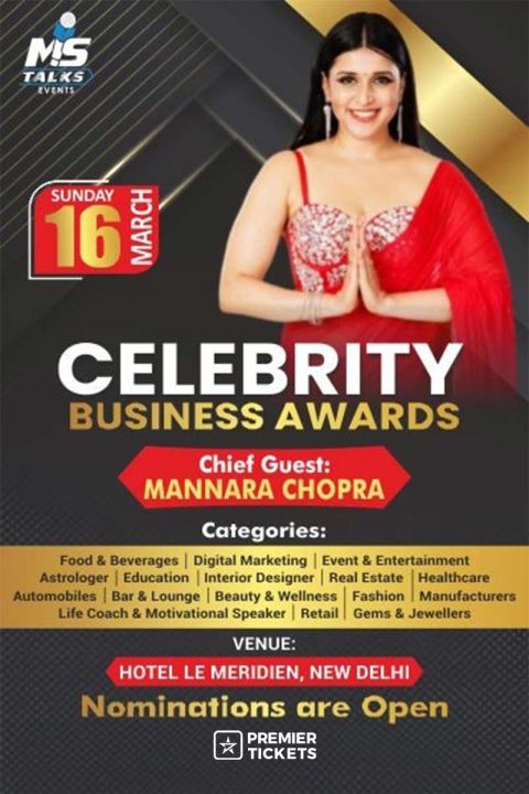Celebrity Business Awards - 2025