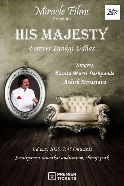 HIS MAJESTY - Forever Pankaj Udhas 2025 with Kavita Murthi Deshpande & Ashish Shrivastava