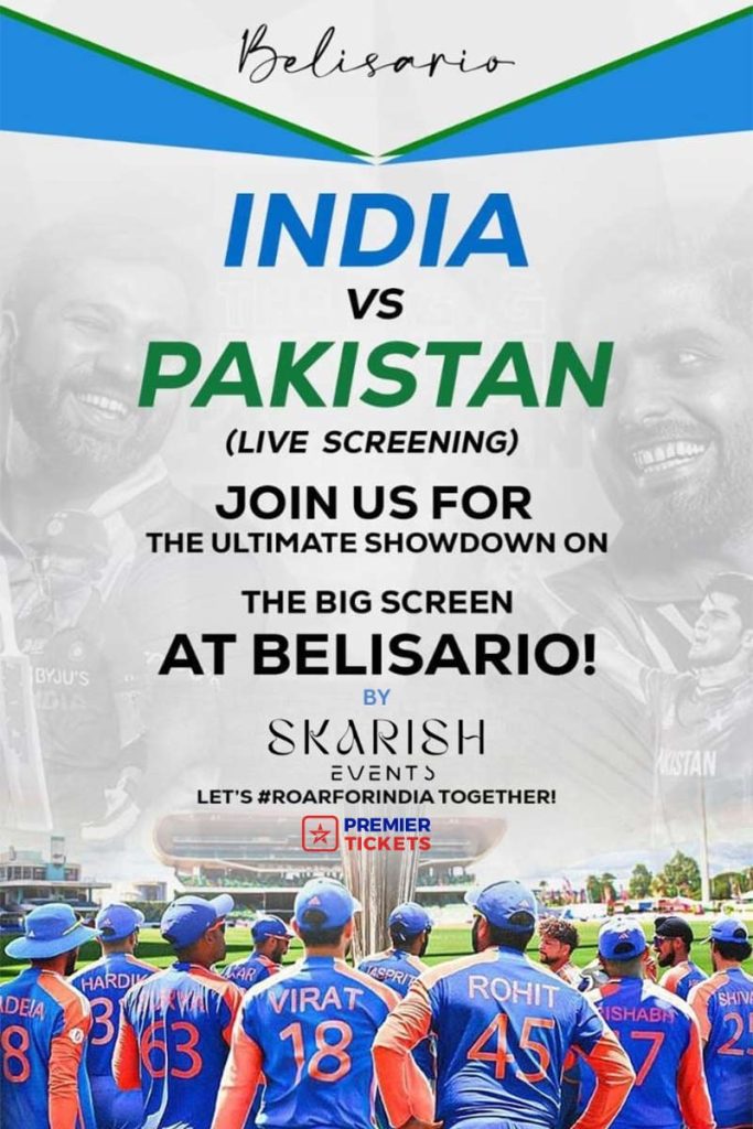 BeliSario Presents: India vs Pakistan – Live on the Big Screen
