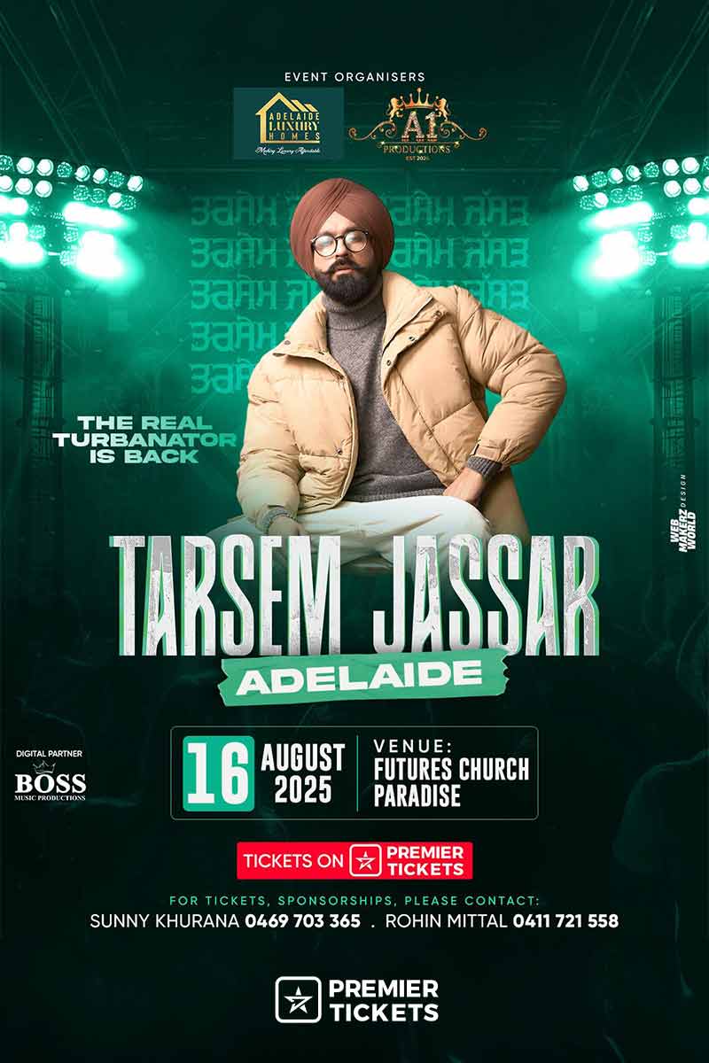 TURBANATOR LIVE IN ADELAIDE 2025 TURBANATOR LIVE IN ADELAIDE 2025