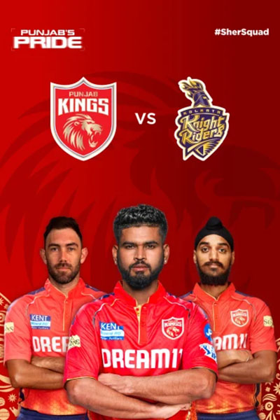 Punjab Kings vs Kolkata Knight Riders - 15th April, 2025