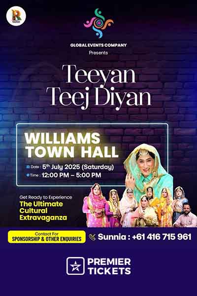 Teeyan Teej Diyan - Williamstown 2025 Teeyan Teej Diyan - Williamstown 2025