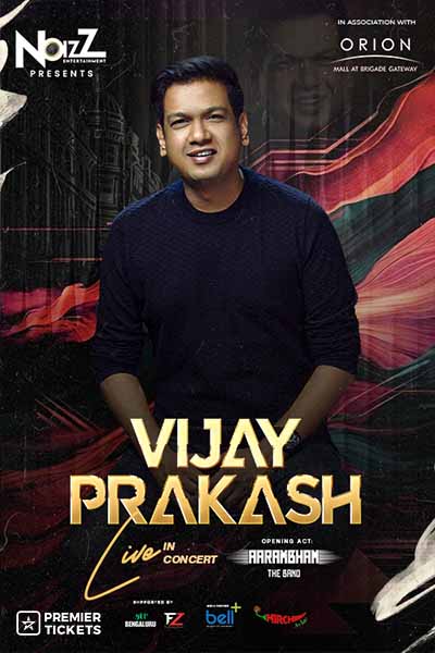 VIJAY PRAKASH LIVE IN CONCERT - 2025