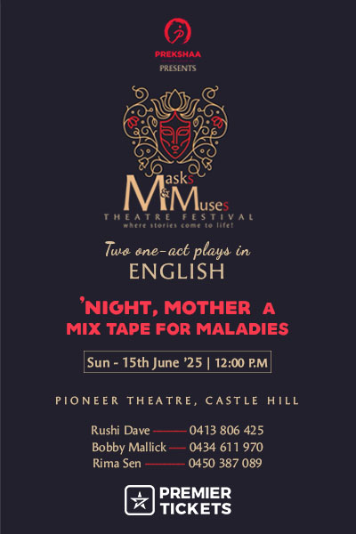 'Night, Mother and A Mix Tape for Maladies - 15th June (12pm) - English Plays