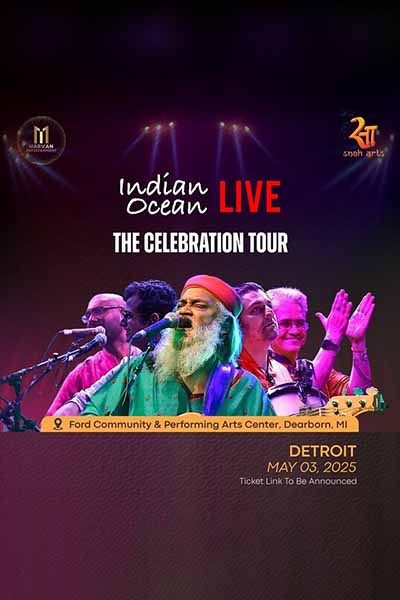 Indian Ocean Live in Concert – Detroit 2025 Indian Ocean Live in Concert – Detroit 2025