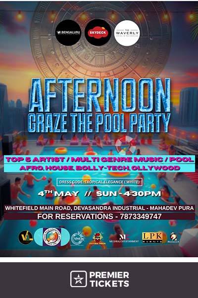 Afternoon craze - Pool Party Bengaluru 2025