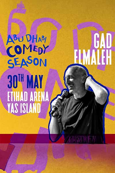 Gad Elmaleh at Etihad Arena in Abu Dhabi 2025