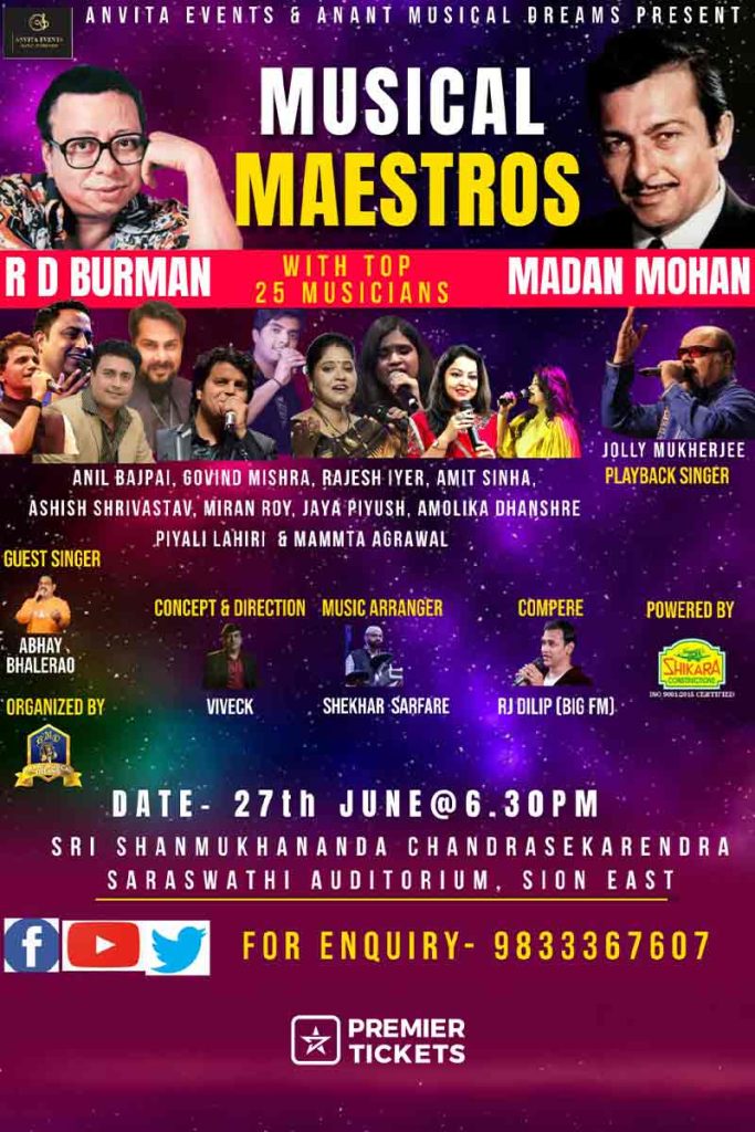 Musical Maestros - RD Burman & Madan Mohan - Mumbai 2025