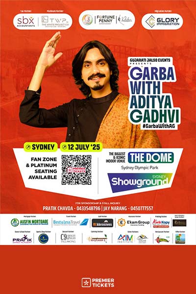 Garba with Aditya Gadhavi - Sydney Olympic Park 2025 Garba with Aditya Gadhavi - Sydney Olympic Park 2025