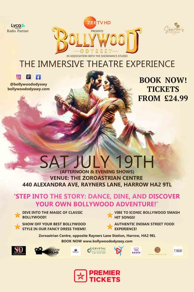 Bollywood Odyssey  – Afternoon Show 19th July 2025