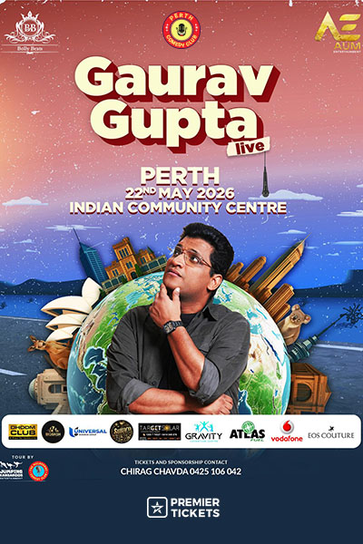 Standup Comedy by Gaurav Gupta Live in Perth – 2026