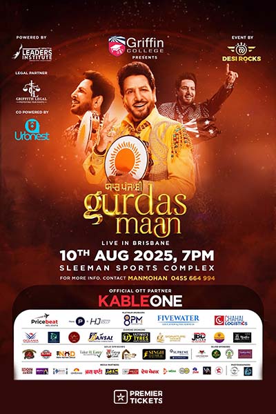 Gurdas Maan Live in Brisbane - Yaar Punjabi Tour 2025