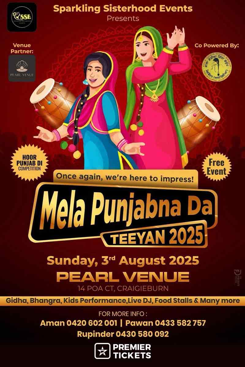 Mela Punjabna Da Teeyan Mela 2025 – A Celebration of Heritage & Sisterhood