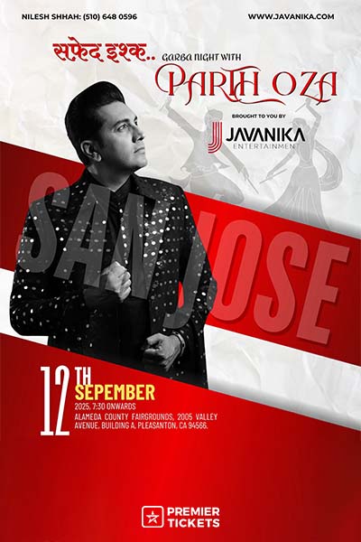 Parth Oza Once More Safed Ishq Traditional Garba 2025