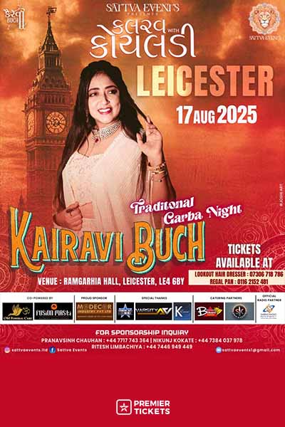 Pre-Navratri with Kairavi Buch in LEICESTER - 2025