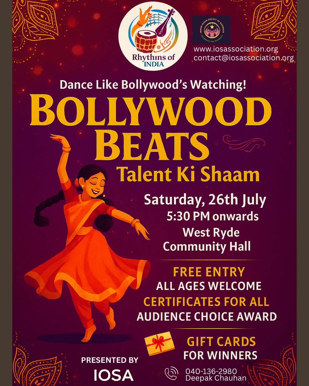 Bollywood Beats: Talent Ki Shaam 2025 Bollywood Beats: Talent Ki Shaam 2025