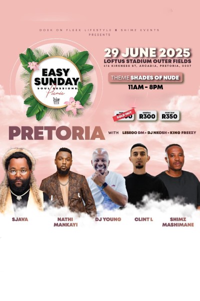 Easy Sunday Soul Session Picnic Pretoria