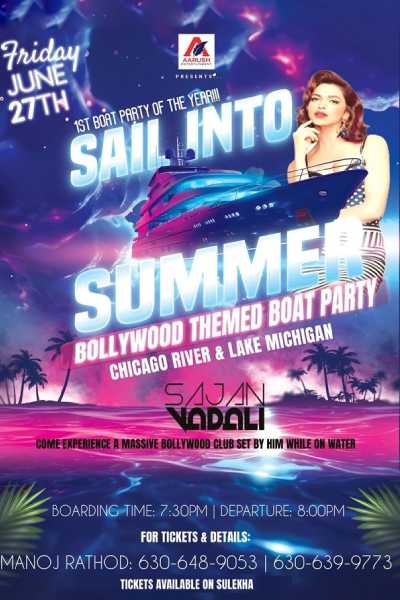 Bollywood Boat Party - 27th June 2025