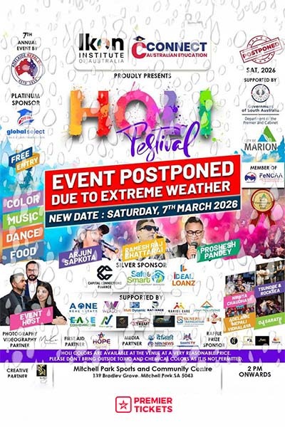 7th Annual Holi Festival – Adelaide 2026 (7th March)