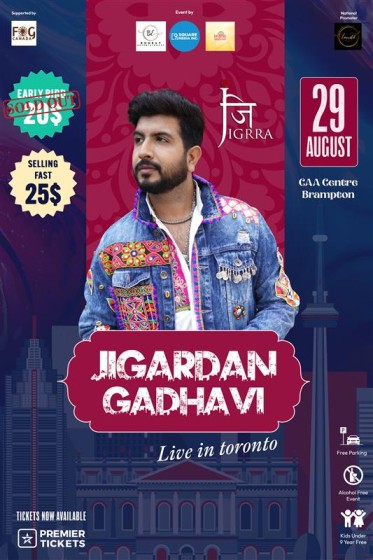 Vhalam Navratri 2025 With Jigardan Gadhavi in Toronto