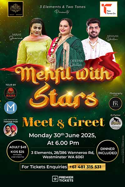 Mehfil with Stars 2025 - Deepak Dhillon, Armaan Dhillon & Mahi Sharma (Meet & Greet)