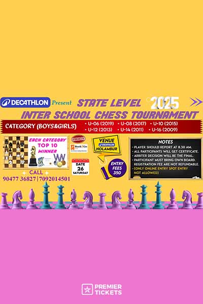 State Level Interschool Chess Championship 26th July 2025