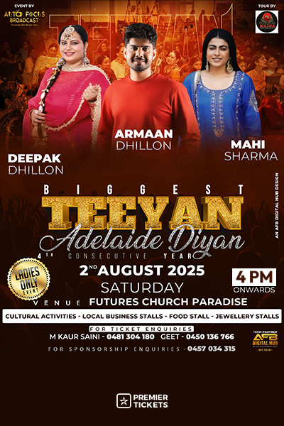 Biggest Teeyan Adelaide Diyan 2025 (Ladies Only Event)