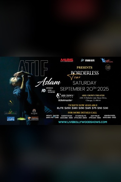 Atif Aslam's Borderless Tour Live in Chicago 2025