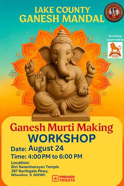 Lake County - Ganesh Murti Making Workshop Lake County - Ganesh Murti Making Workshop