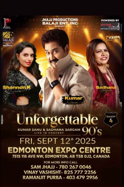 Kumar Sanu Live in Concert Edmonton 2025