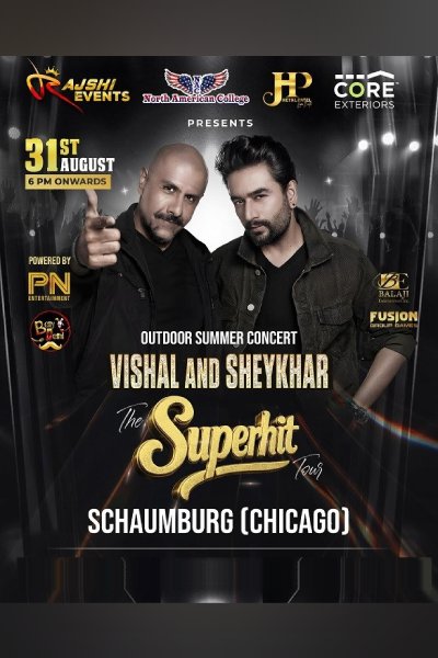Vishal and Sheykhar Live in Chicago 2025