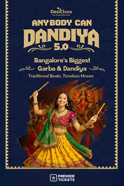 AnyBody Can Dandiya 5.0 - Palace Grounds 27th Sep 2025