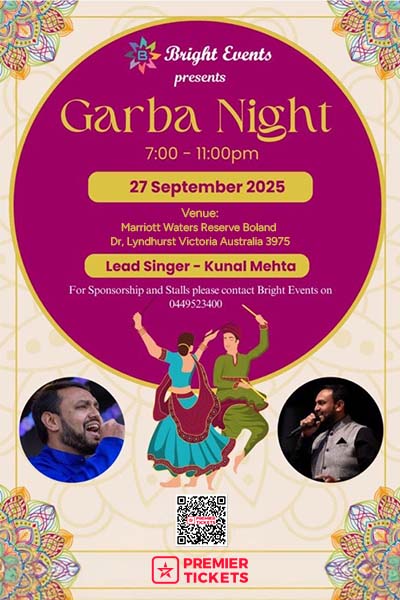Garba Night 2025 - Melbourne Garba Night 2025 - Melbourne