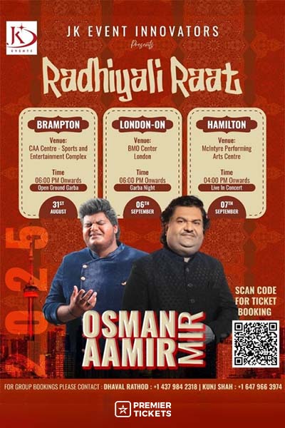 Aamir & Osman Mir Live in Concert Hamilton 2025