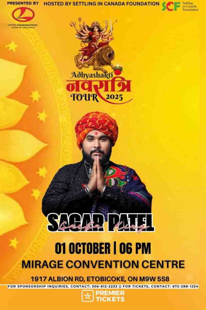 Protected: Sagar Patel Adhyashakti Navratri Garba 2025 in Etobicoke (1st Oct)