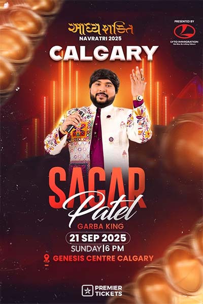 Sagar Patel Adhyashakti Navratri Garba in Calgary - 2025 Sagar Patel Adhyashakti Navratri Garba in Calgary - 2025