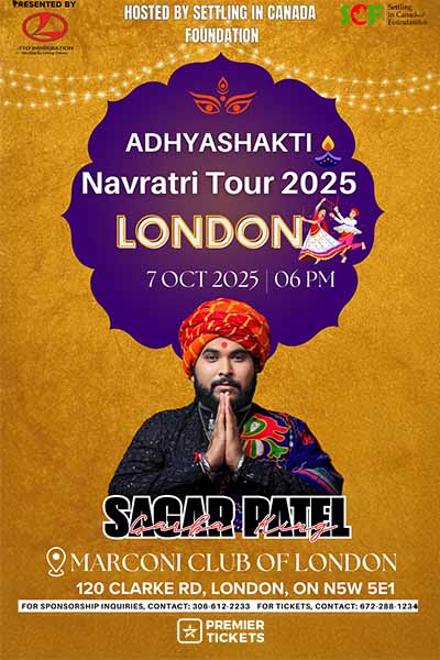 Private: Sagar Patel Adhyashakti Navratri Garba in Ontario London – 2025