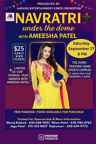 Navaratri Nights with Ameesha Patel Navaratri Nights with Ameesha Patel