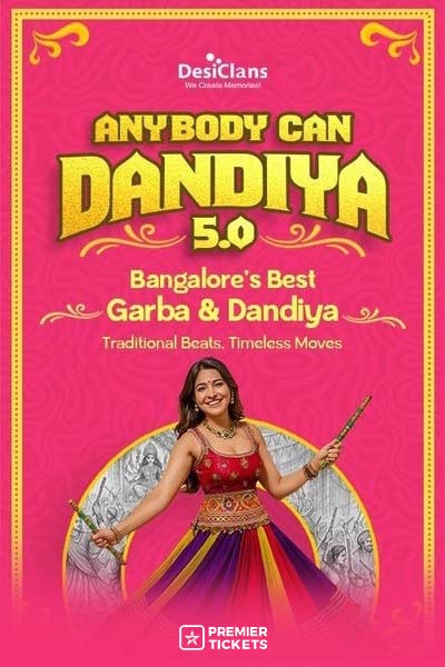 AnyBody Can Dandiya 5.0 – Bangalore’s Best Dandiya – 26th SEPT 2025
